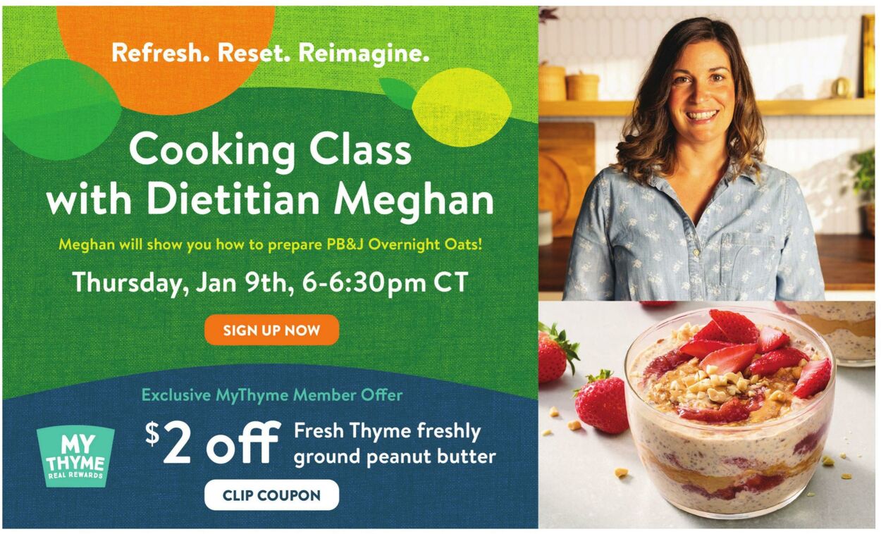 Weekly ad Fresh Thyme 01/08/2025 - 01/14/2025