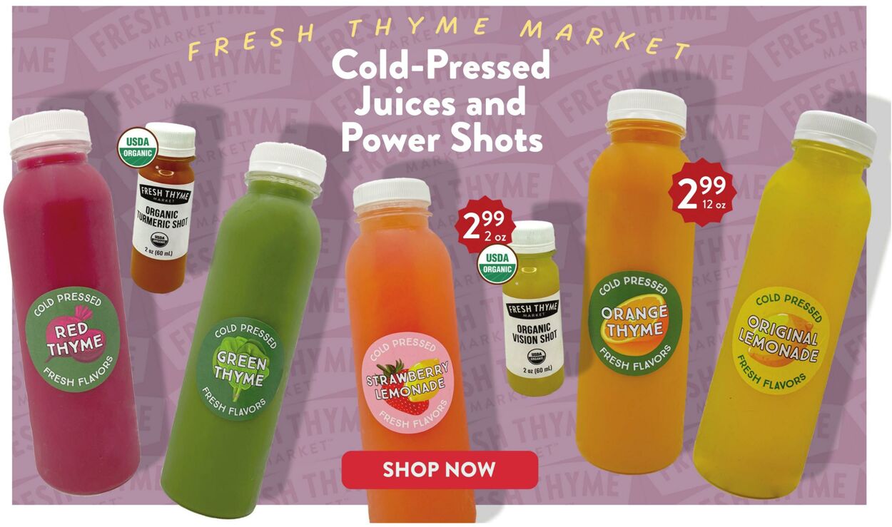 Weekly ad Fresh Thyme 01/08/2025 - 01/14/2025