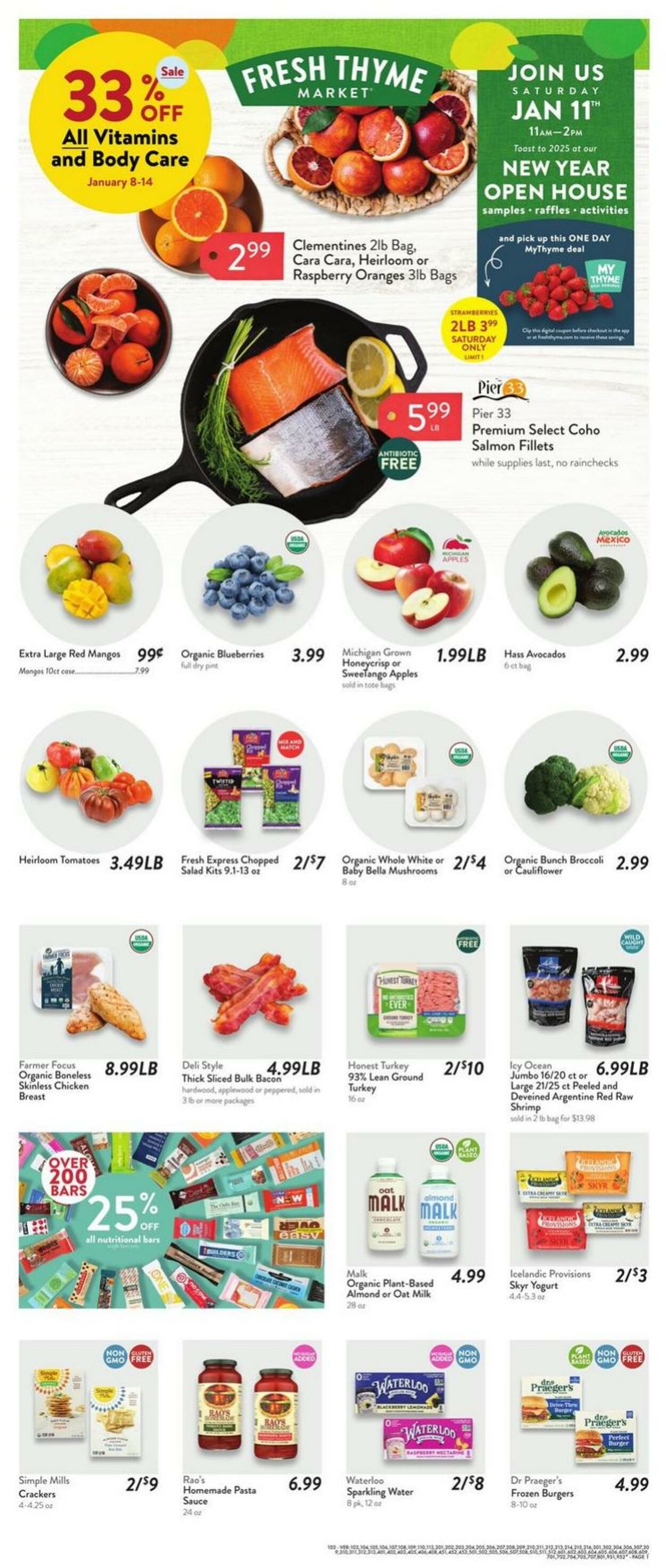 Weekly ad Fresh Thyme 01/08/2025 - 01/14/2025