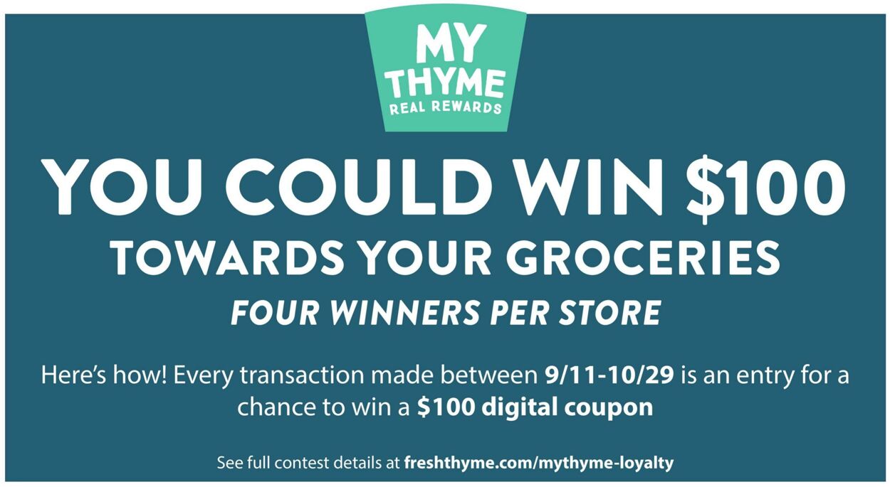 Weekly ad Fresh Thyme 09/18/2024 - 09/24/2024