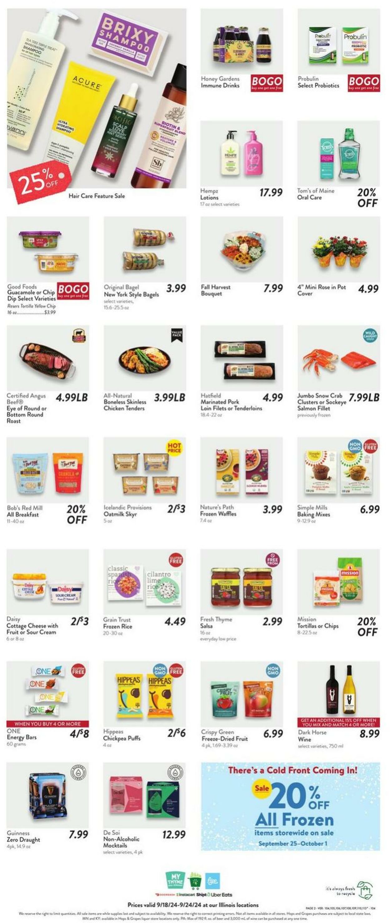 Weekly ad Fresh Thyme 09/18/2024 - 09/24/2024