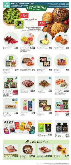 Weekly ad Fresh Thyme 09/25/2024 - 10/01/2024