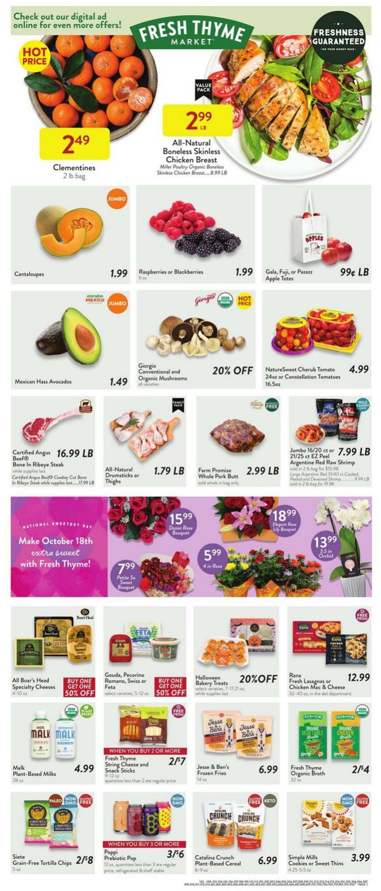 Weekly ad Fresh Thyme 10/15/2025 - 10/21/2025