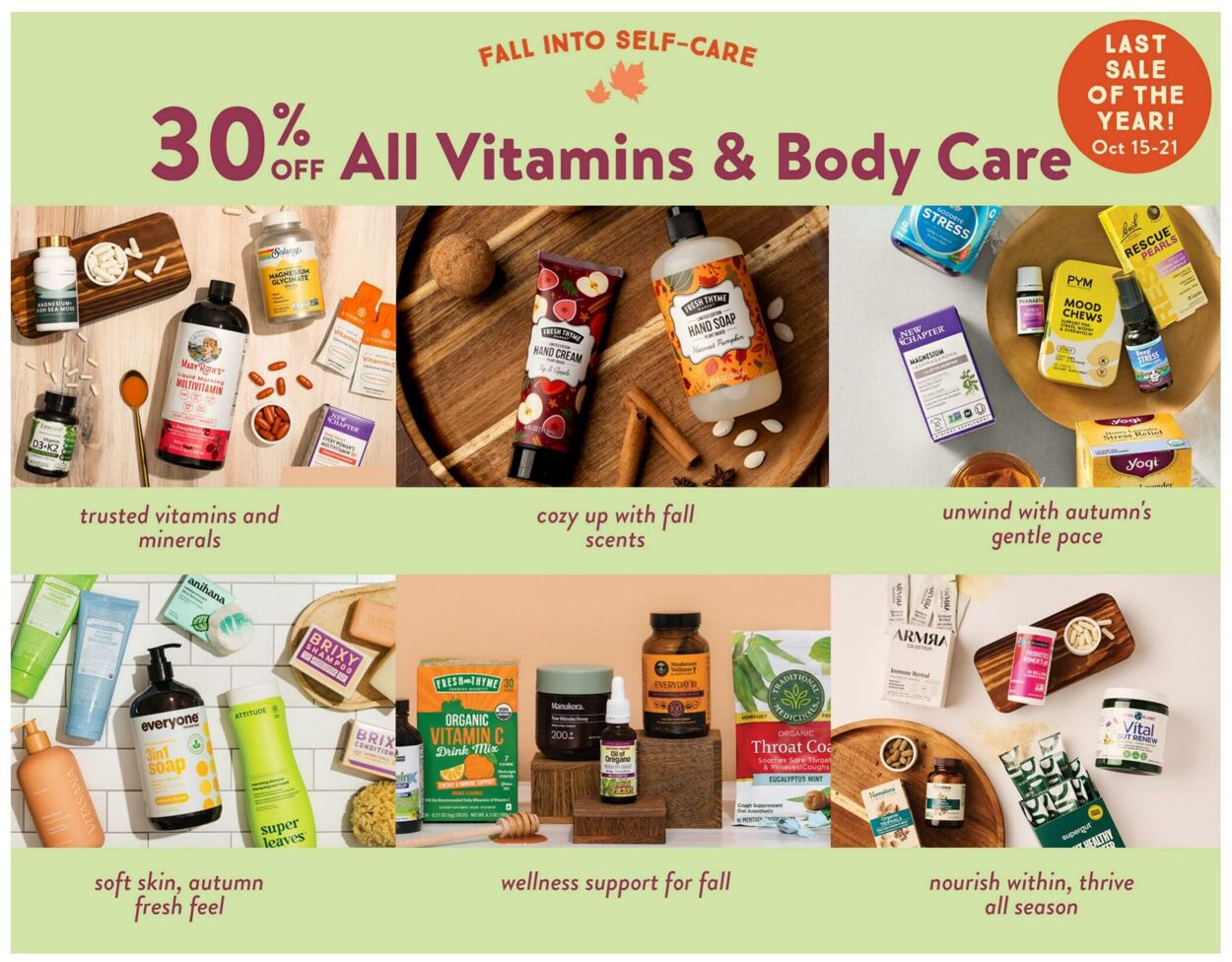 Weekly ad Fresh Thyme 10/15/2025 - 10/21/2025