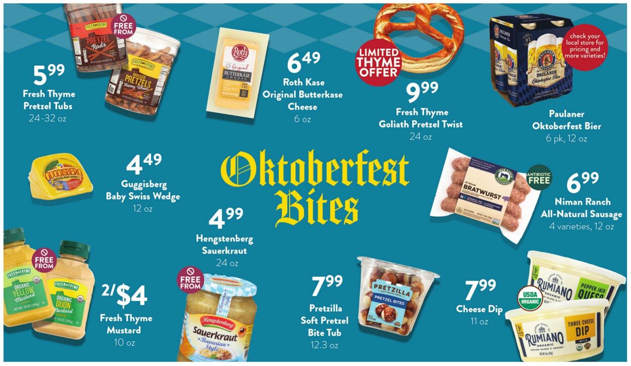 Weekly ad Fresh Thyme 09/10/2025 - 09/16/2025