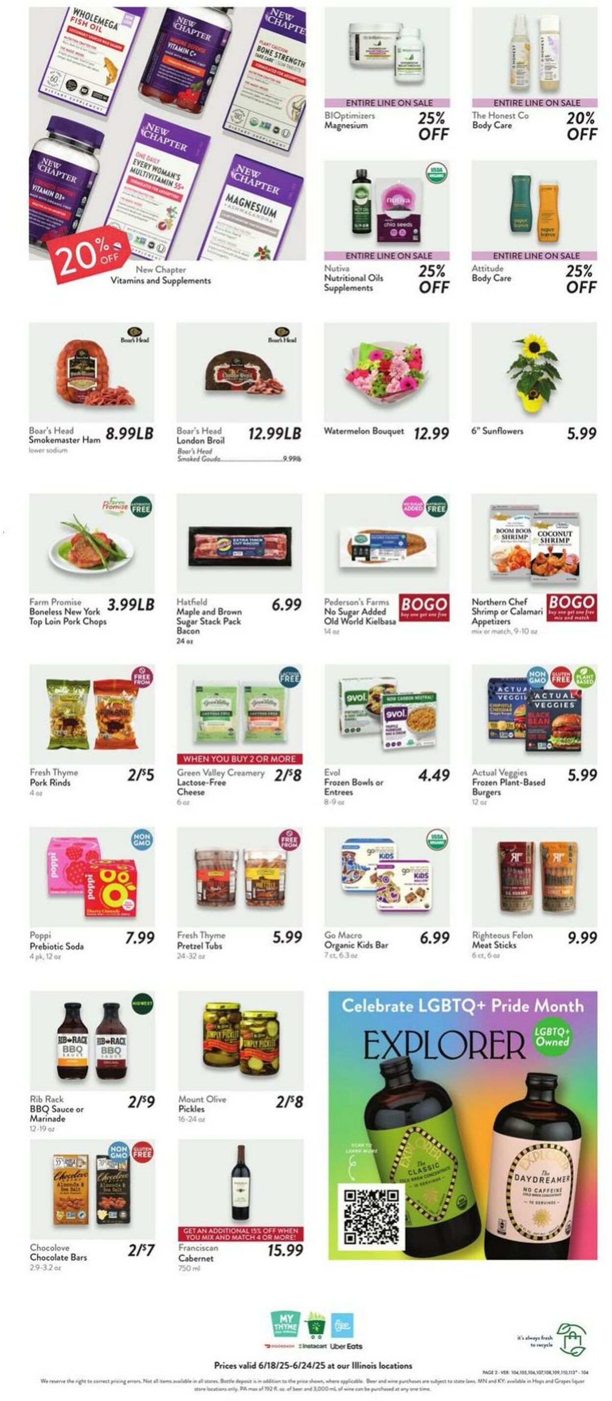 Weekly ad Fresh Thyme 06/18/2025 - 06/24/2025