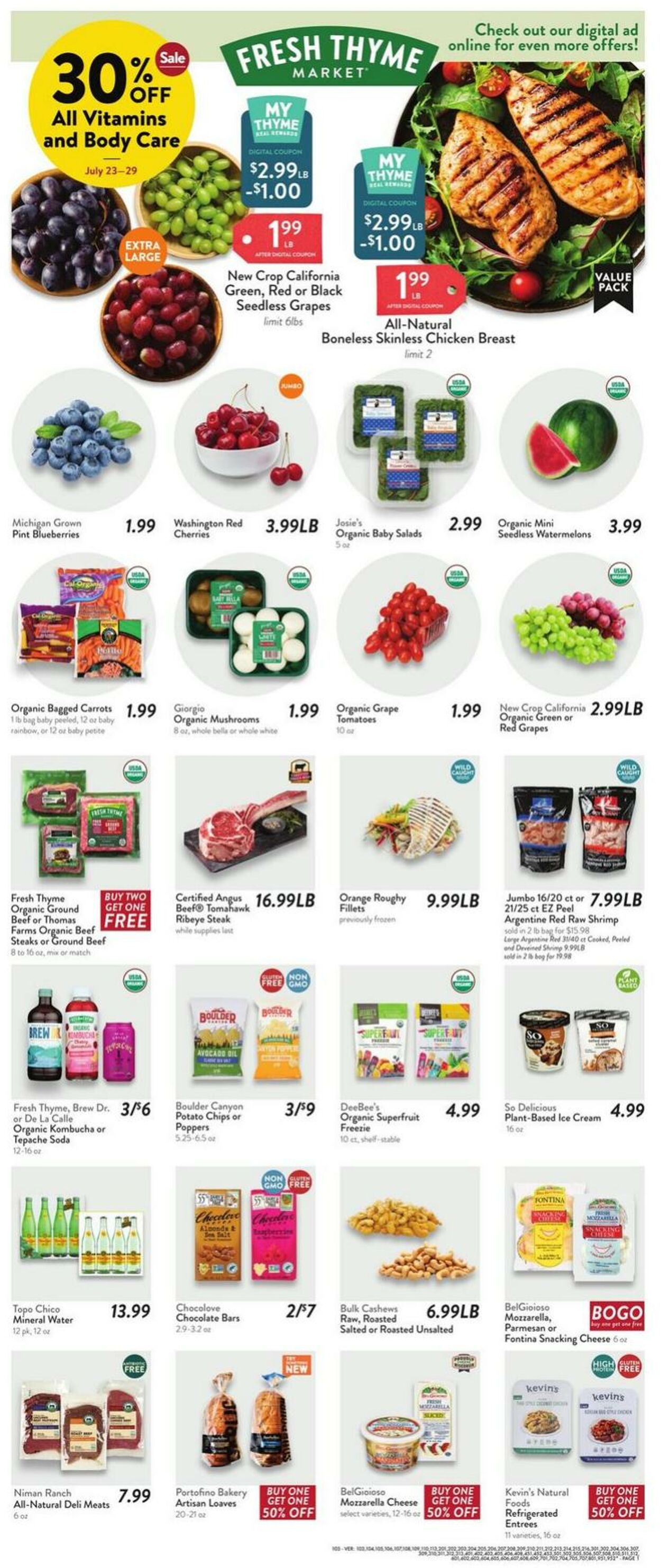 Weekly ad Fresh Thyme 07/23/2025 - 07/29/2025