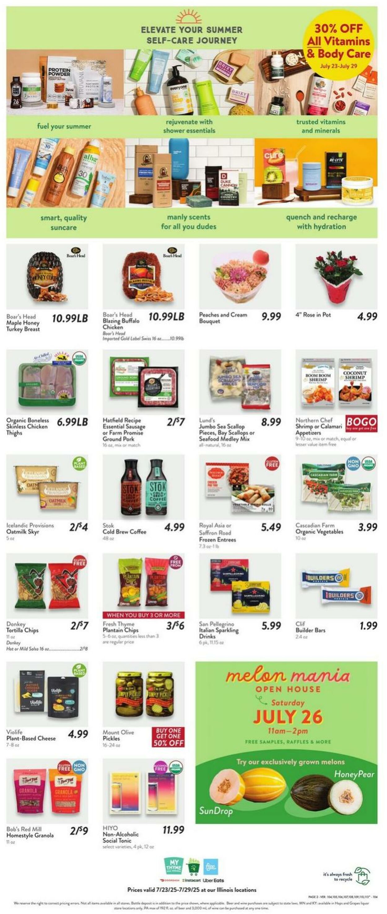 Weekly ad Fresh Thyme 07/23/2025 - 07/29/2025
