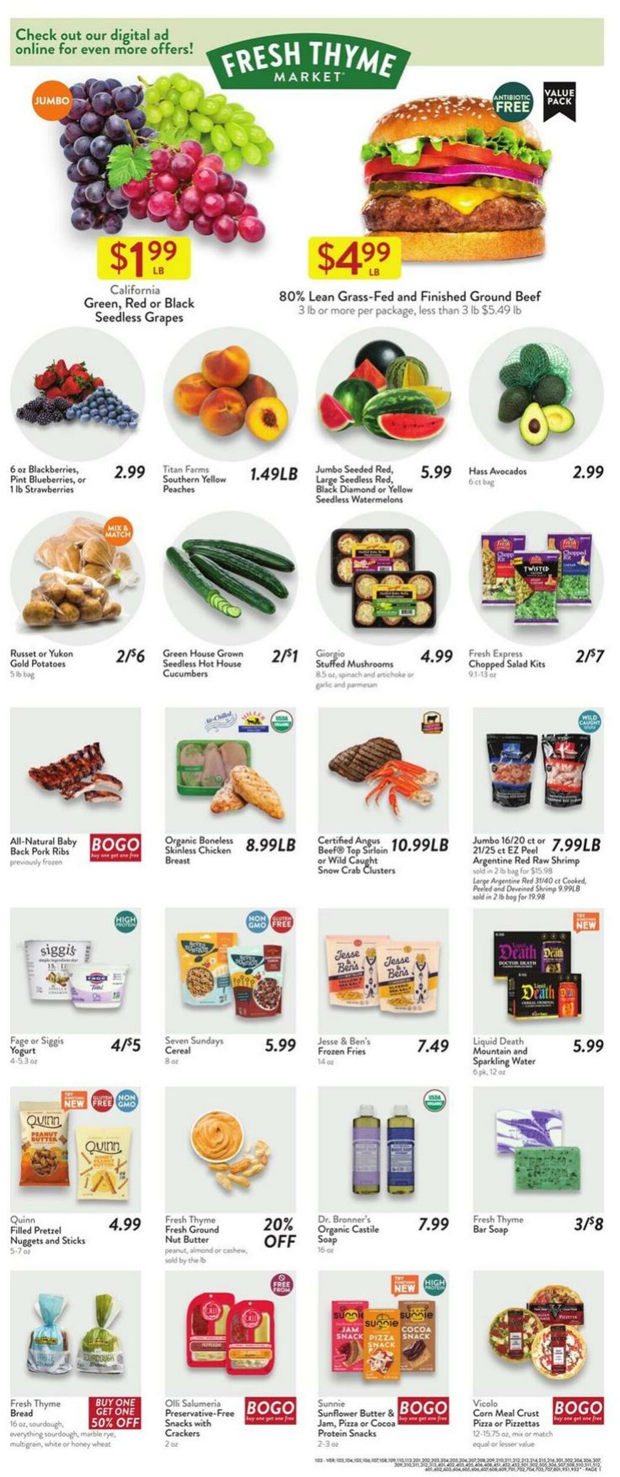 Weekly ad Fresh Thyme 08/13/2025 - 08/19/2025