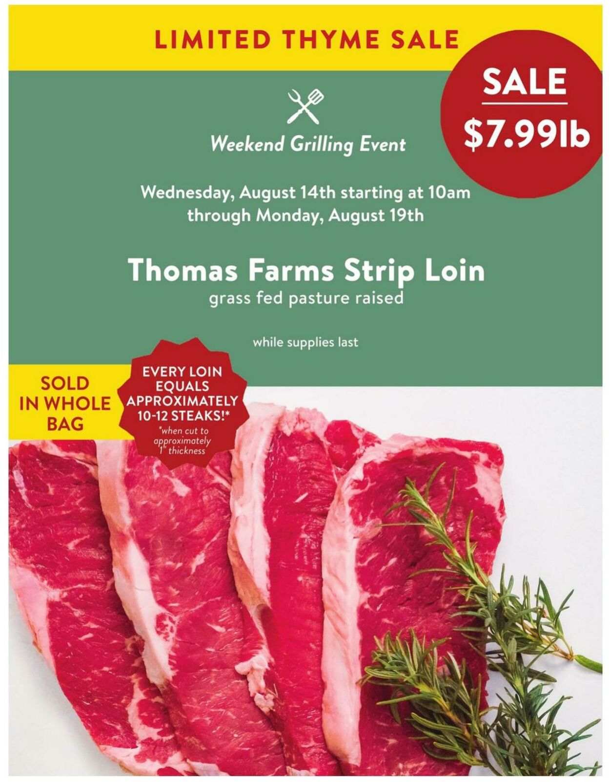 Weekly ad Fresh Thyme 08/14/2024 - 08/20/2024