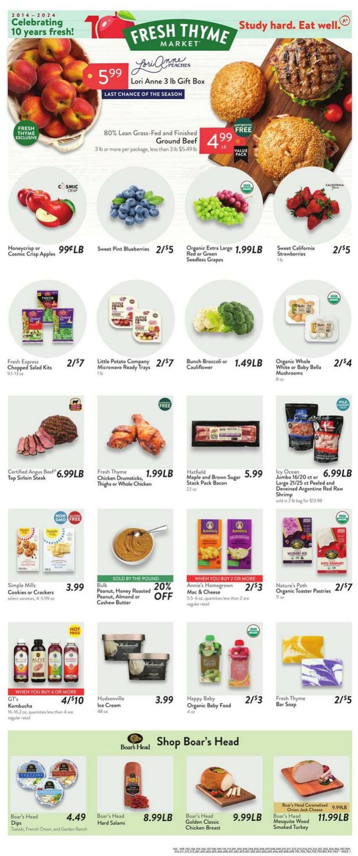 Weekly ad Fresh Thyme 08/14/2024 - 08/20/2024