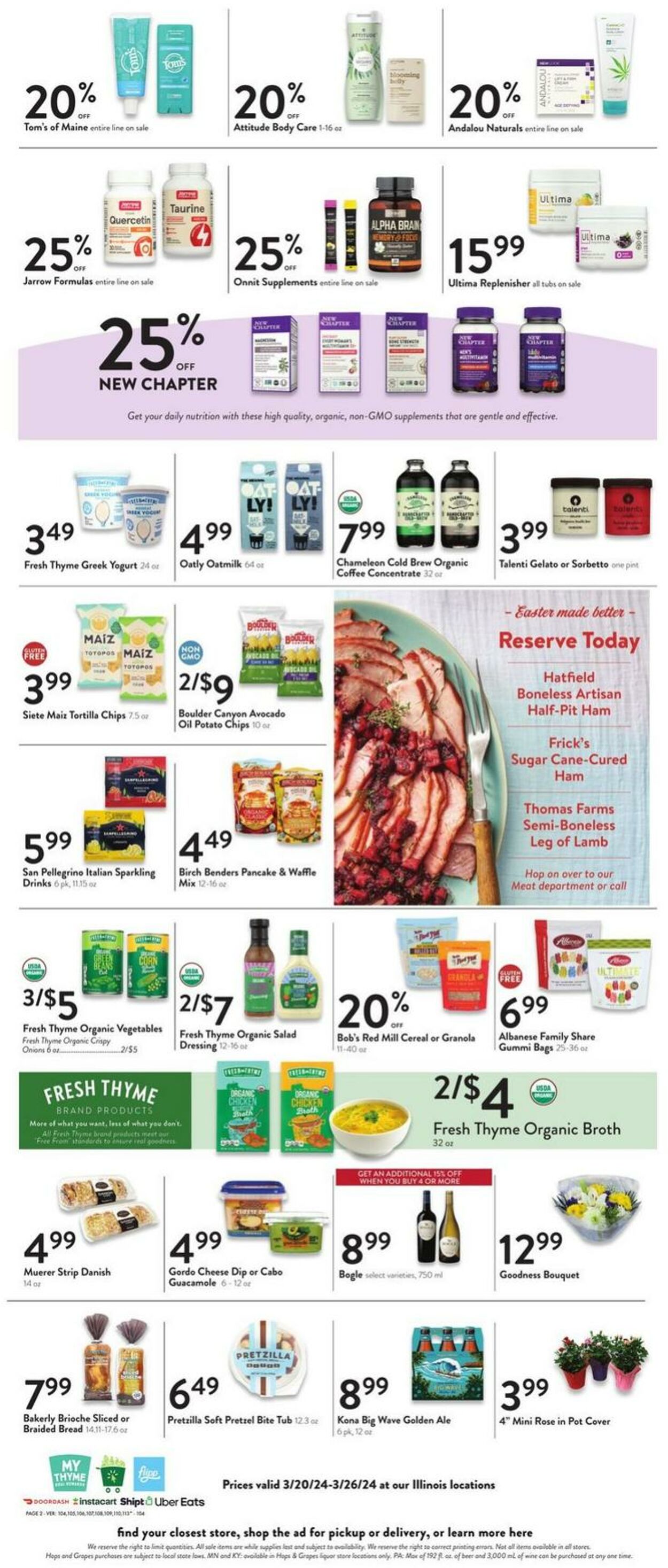 Weekly ad Fresh Thyme 03/20/2024 - 03/26/2024