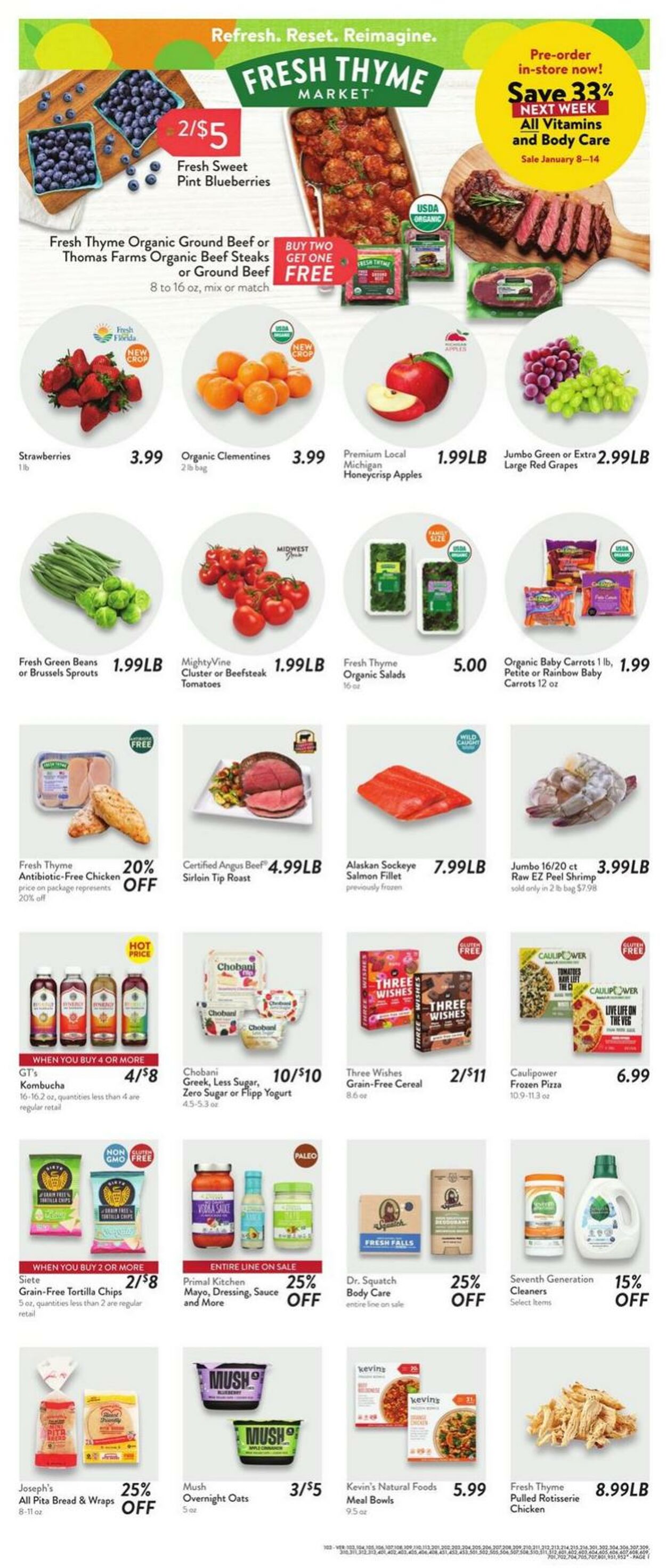 Weekly ad Fresh Thyme 01/01/2025 - 01/07/2025