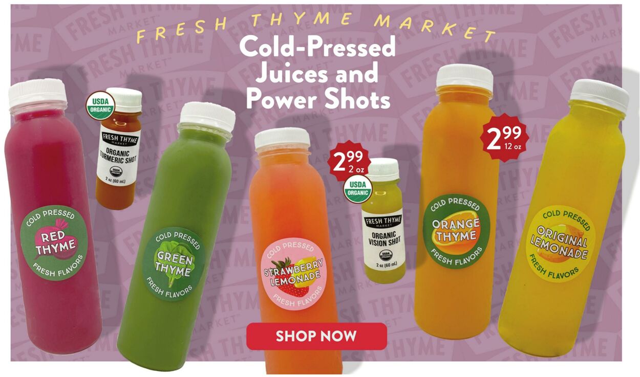 Weekly ad Fresh Thyme 01/01/2025 - 01/07/2025