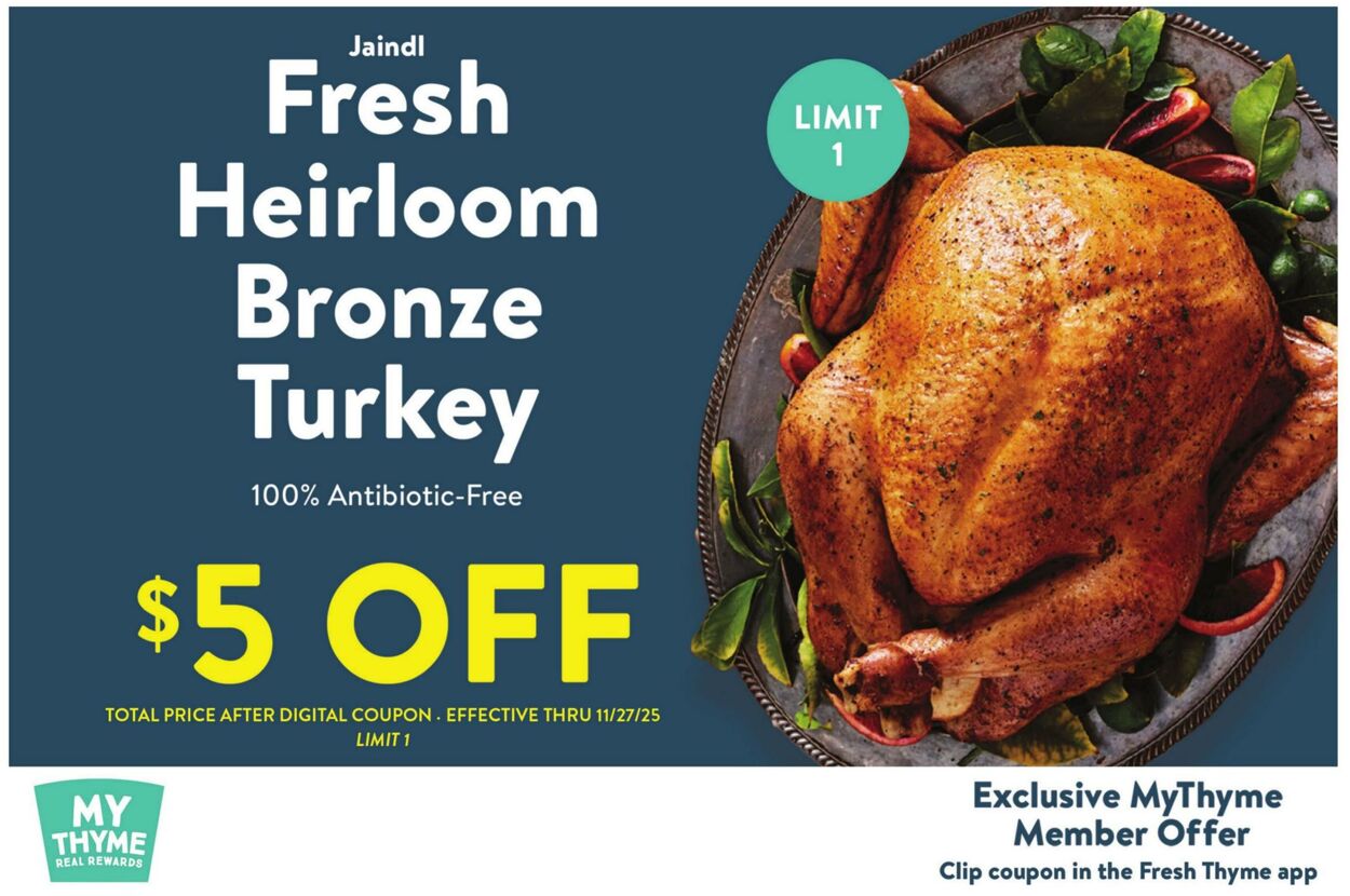 Weekly ad Fresh Thyme 11/12/2025 - 11/18/2025