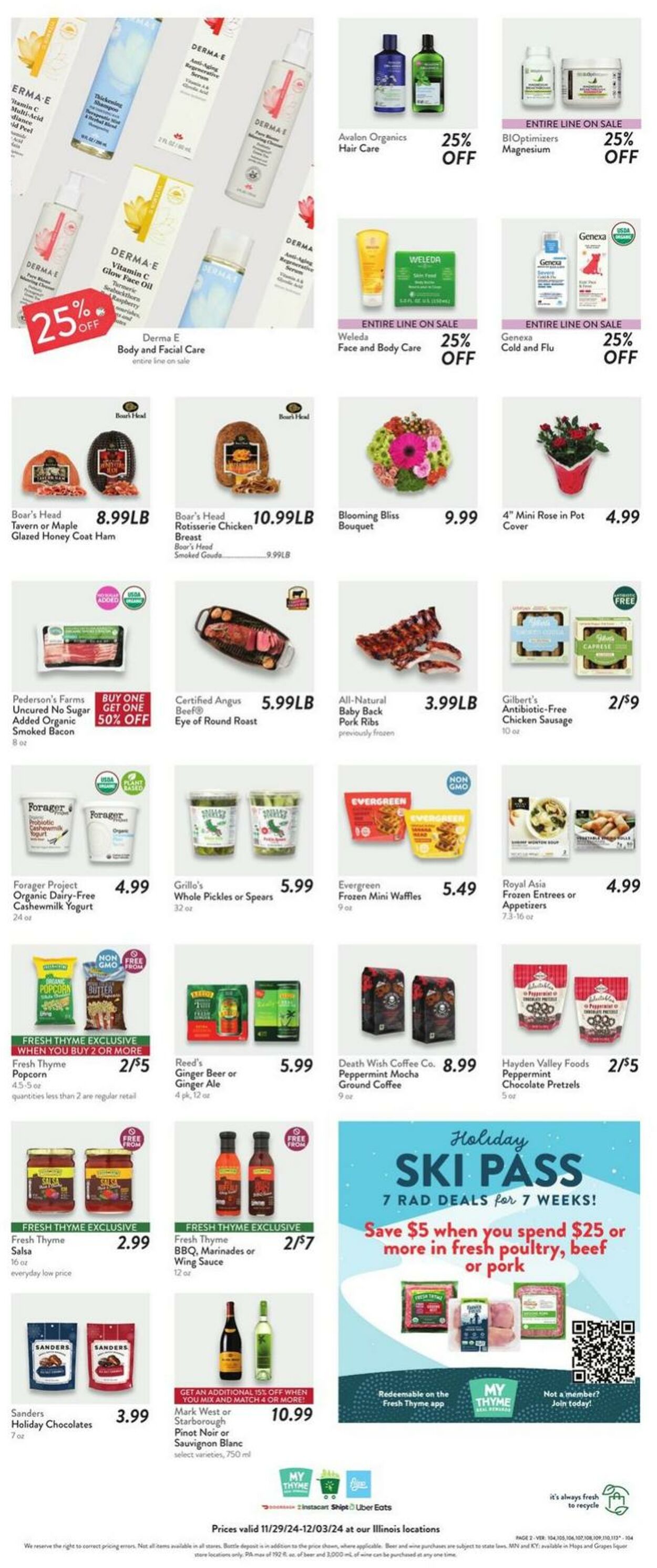 Weekly ad Fresh Thyme 11/29/2024 - 12/03/2024