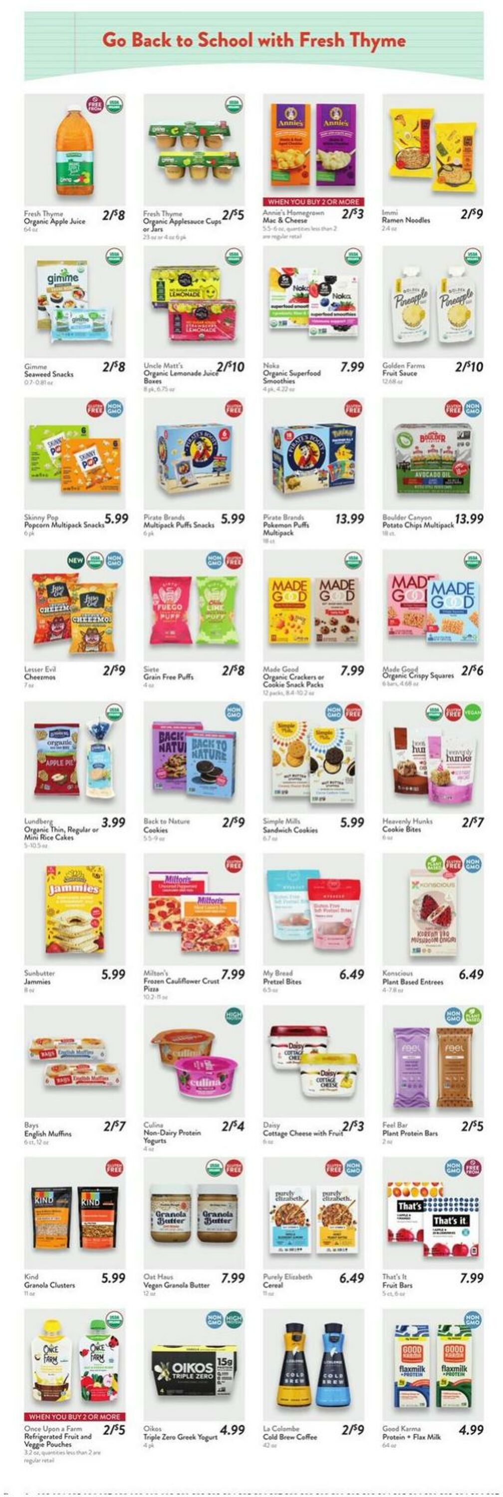 Weekly ad Fresh Thyme 07/30/2025 - 08/05/2025