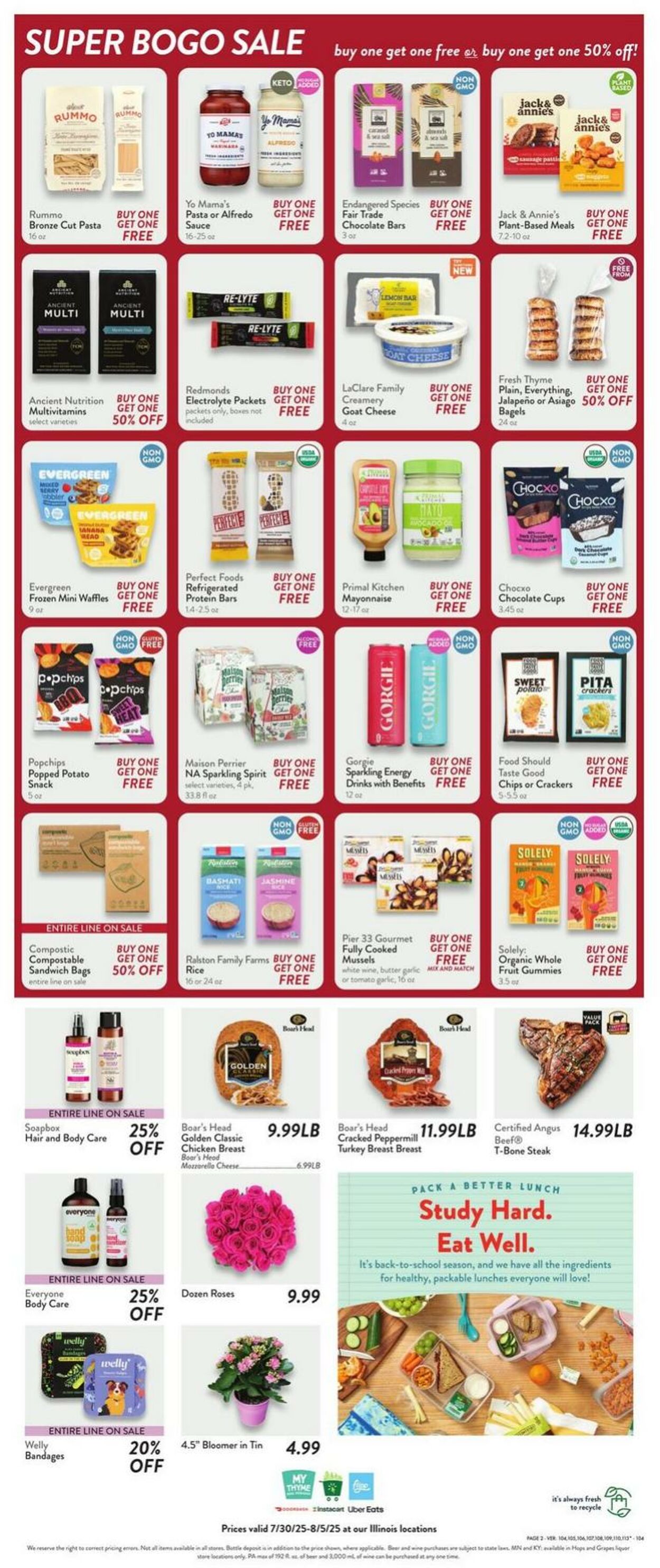Weekly ad Fresh Thyme 07/30/2025 - 08/05/2025