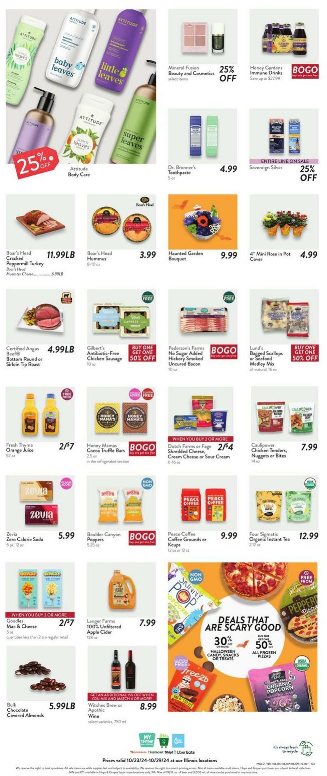 Weekly ad Fresh Thyme 10/23/2024 - 10/29/2024