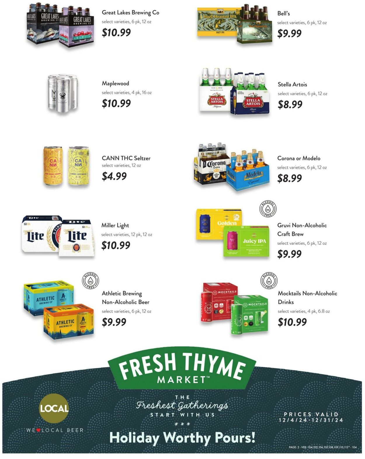 Weekly ad Fresh Thyme 12/04/2024 - 12/31/2024