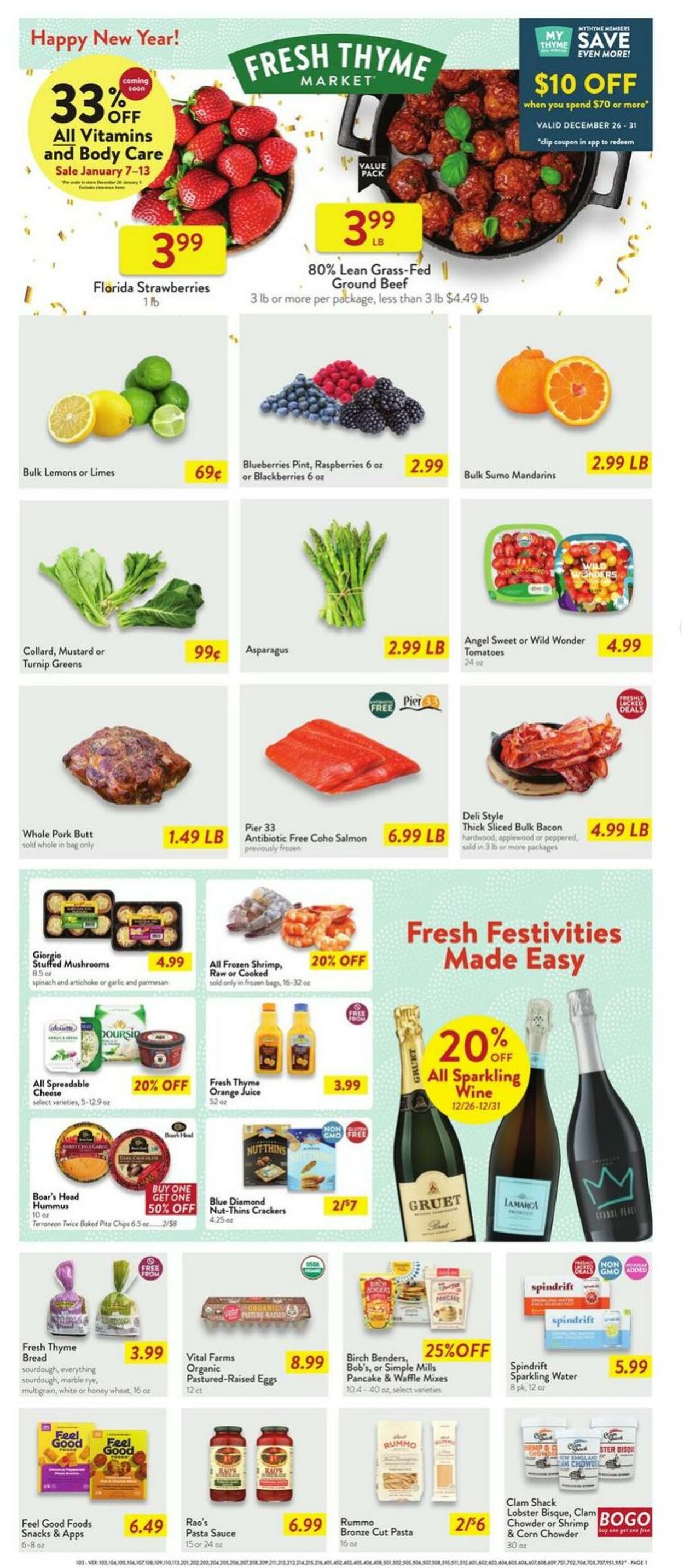 Weekly ad Fresh Thyme 12/26/2025 - 12/31/2025