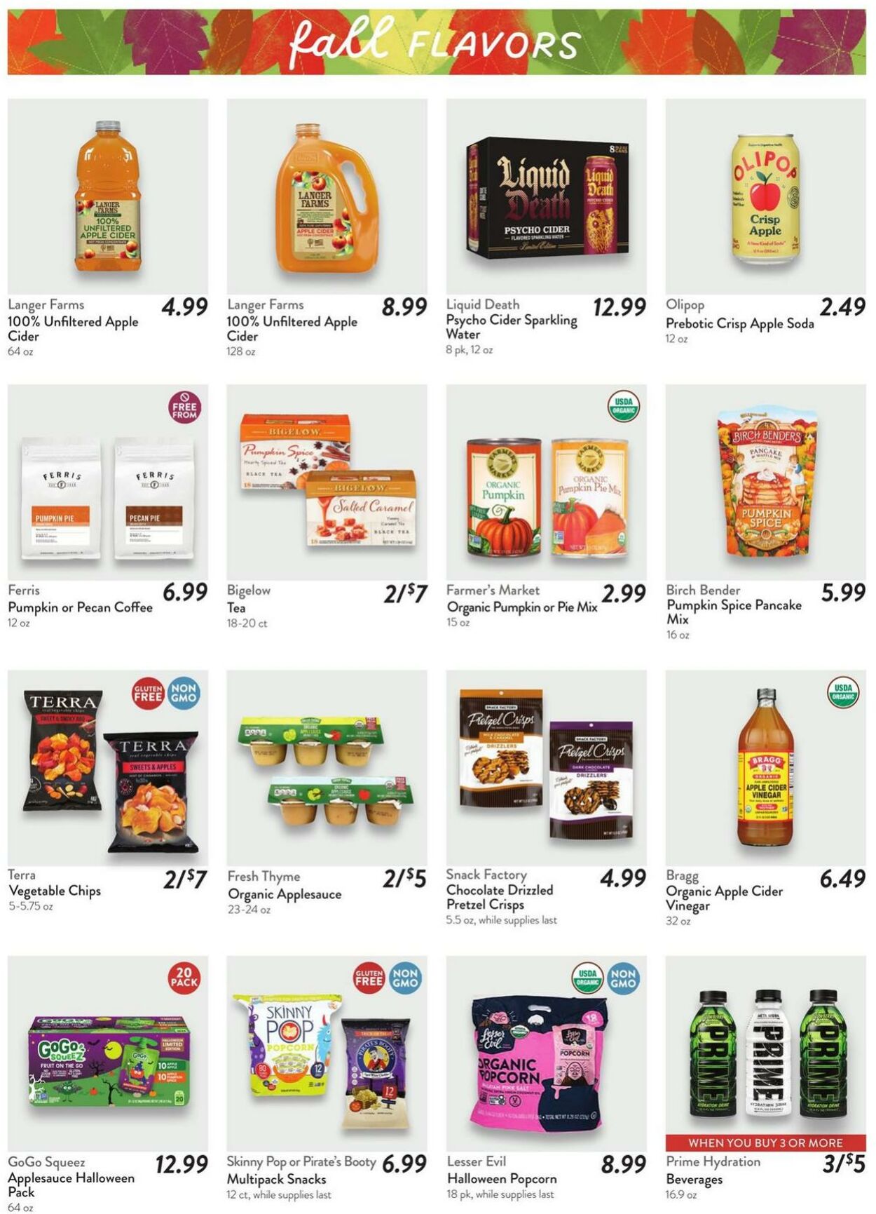 Weekly ad Fresh Thyme 10/09/2024 - 10/15/2024