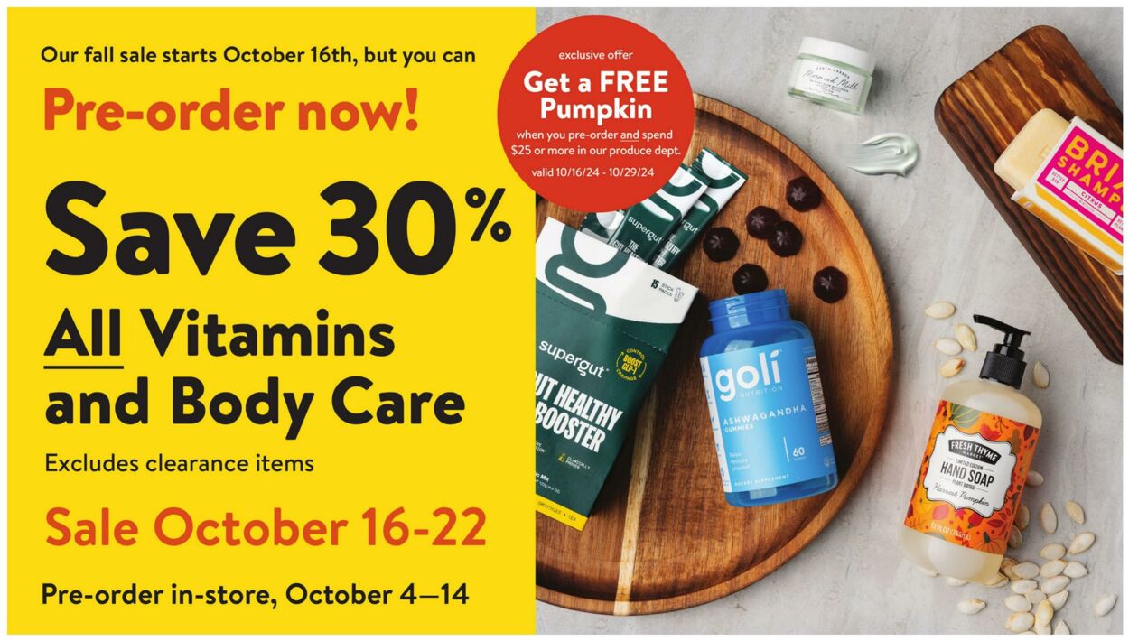 Weekly ad Fresh Thyme 10/09/2024 - 10/15/2024