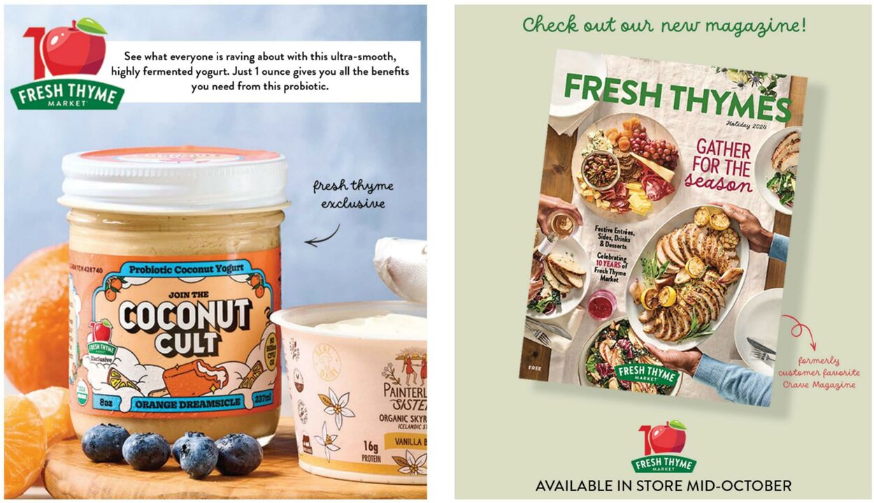 Weekly ad Fresh Thyme 10/09/2024 - 10/15/2024