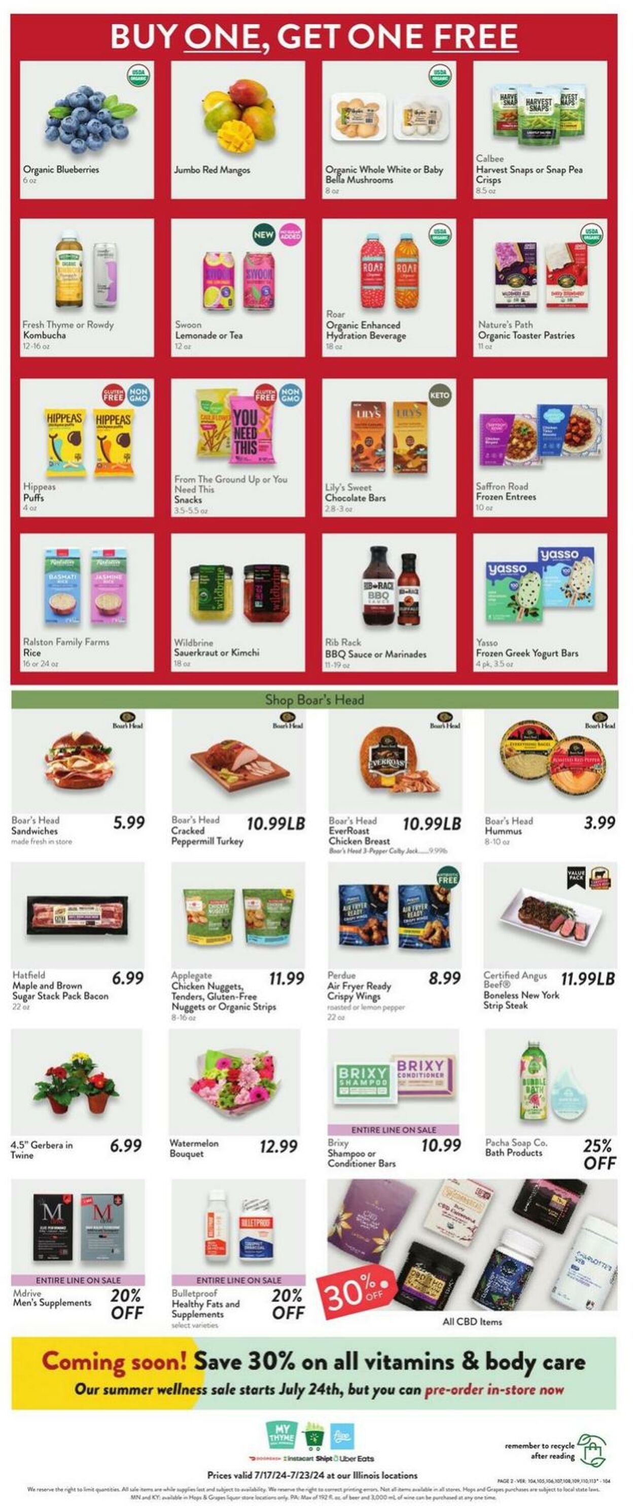 Weekly ad Fresh Thyme 07/15/2024 - 07/19/2024