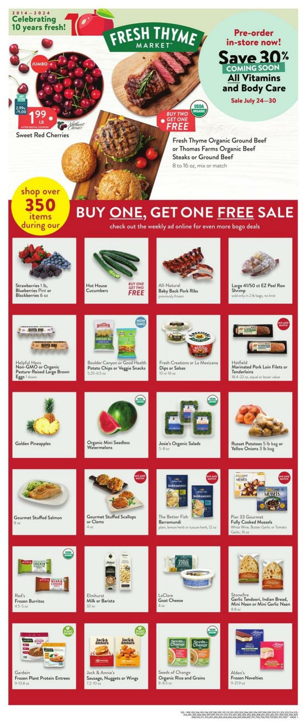 Weekly ad Fresh Thyme 07/15/2024 - 07/19/2024