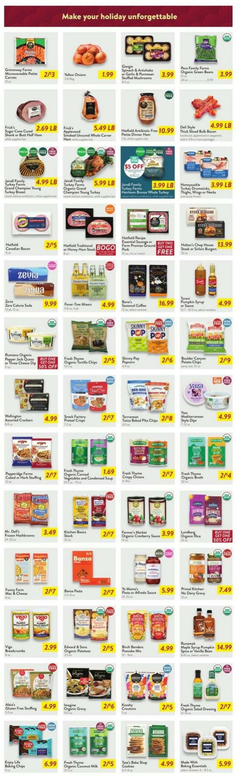 Weekly ad Fresh Thyme 11/19/2025 - 11/27/2025