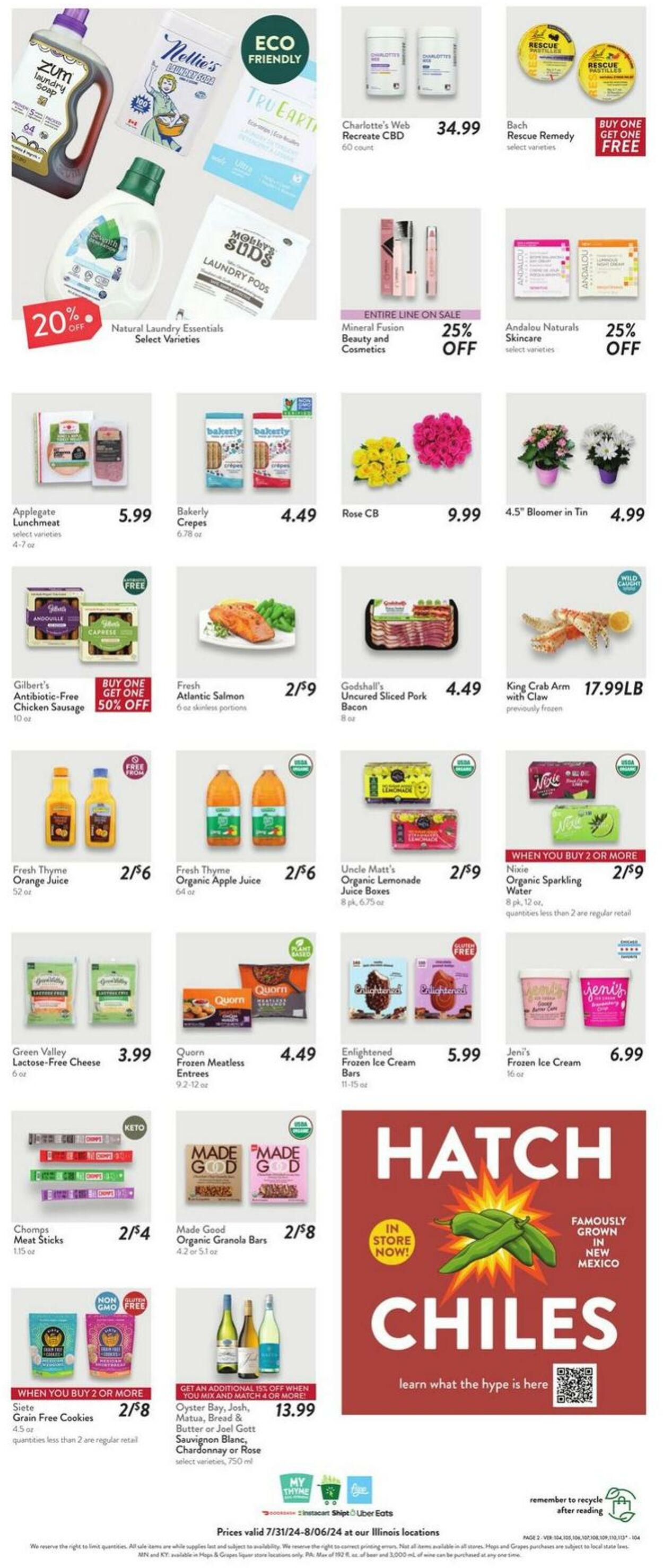 Weekly ad Fresh Thyme 07/31/2024 - 08/06/2024