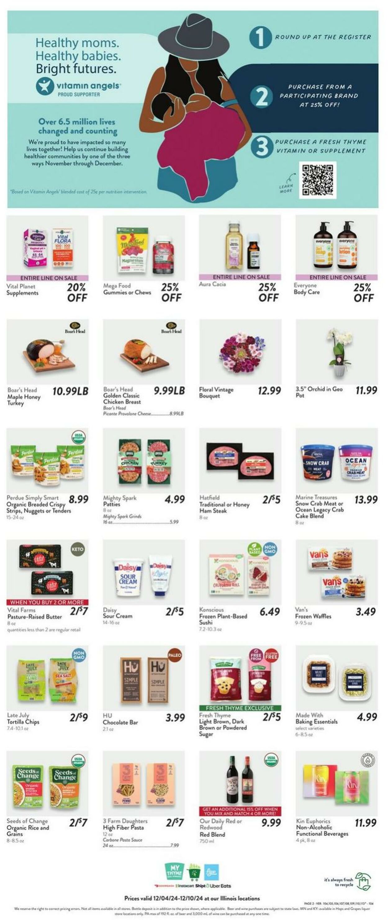 Weekly ad Fresh Thyme 12/04/2024 - 12/10/2024