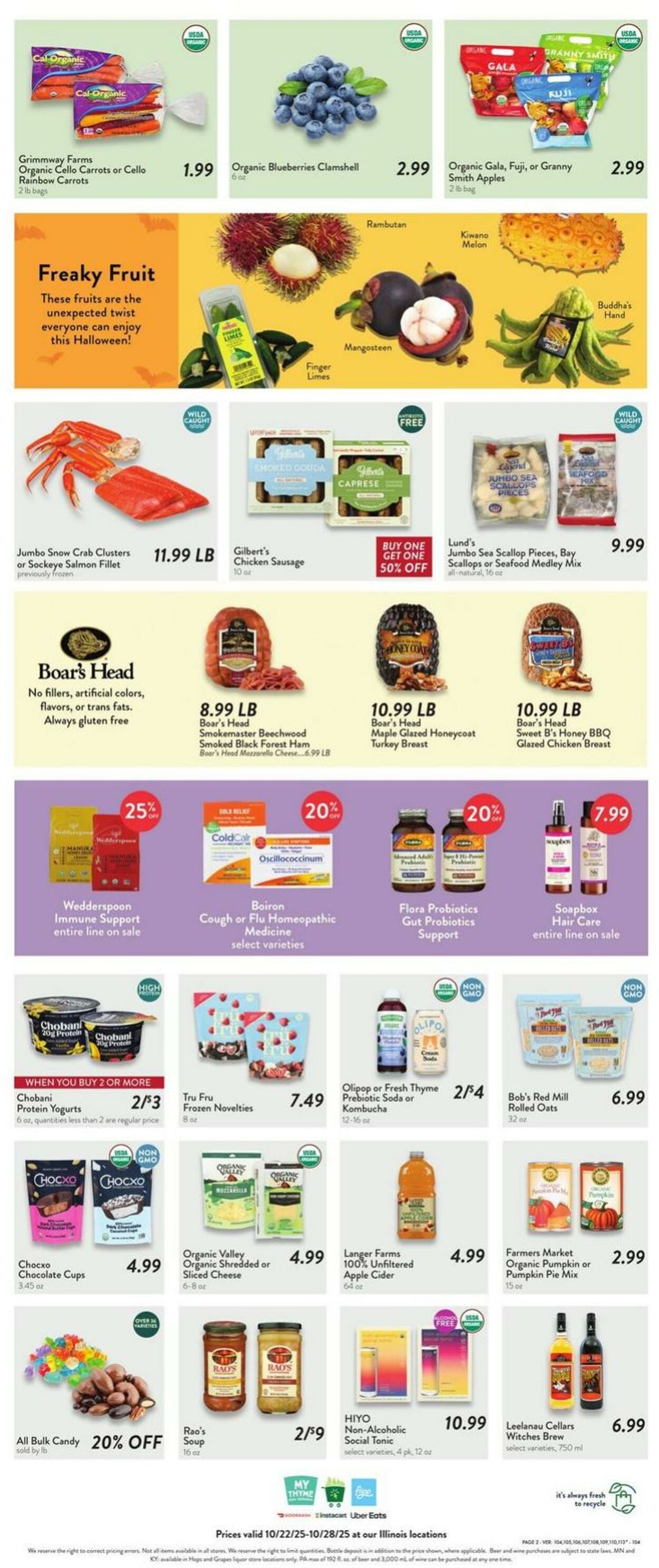 Weekly ad Fresh Thyme 10/22/2025 - 10/28/2025