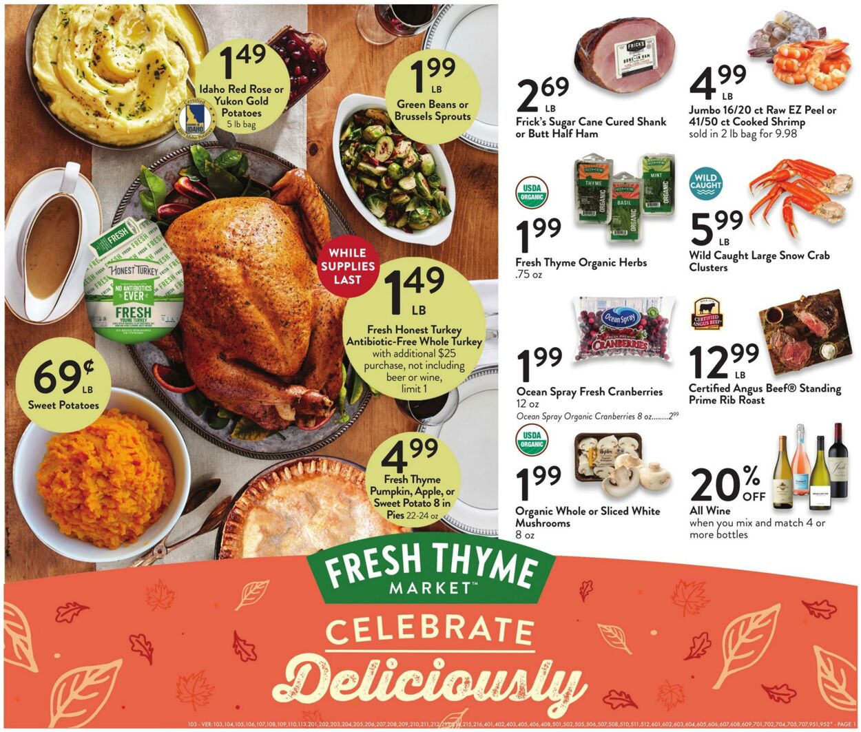 Weekly ad Fresh Thyme 11/15/2023 - 11/23/2023