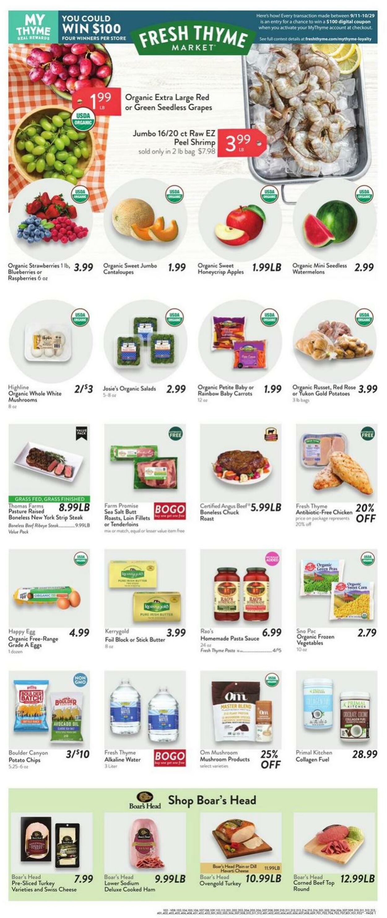 Weekly ad Fresh Thyme 09/11/2024 - 09/17/2024