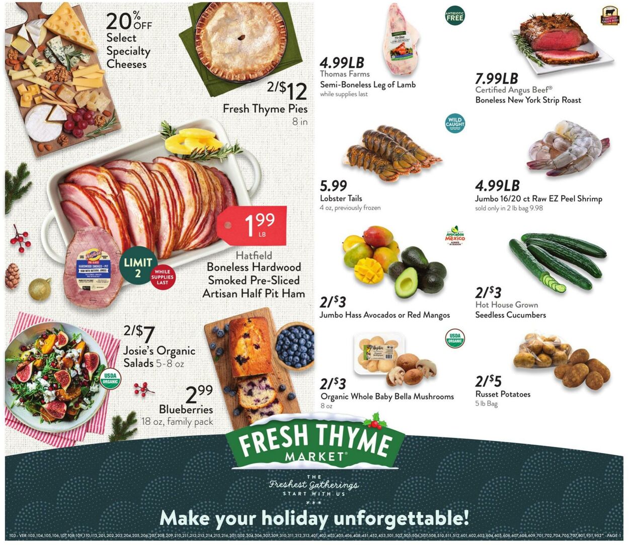 Weekly ad Fresh Thyme 12/11/2024 - 12/17/2024