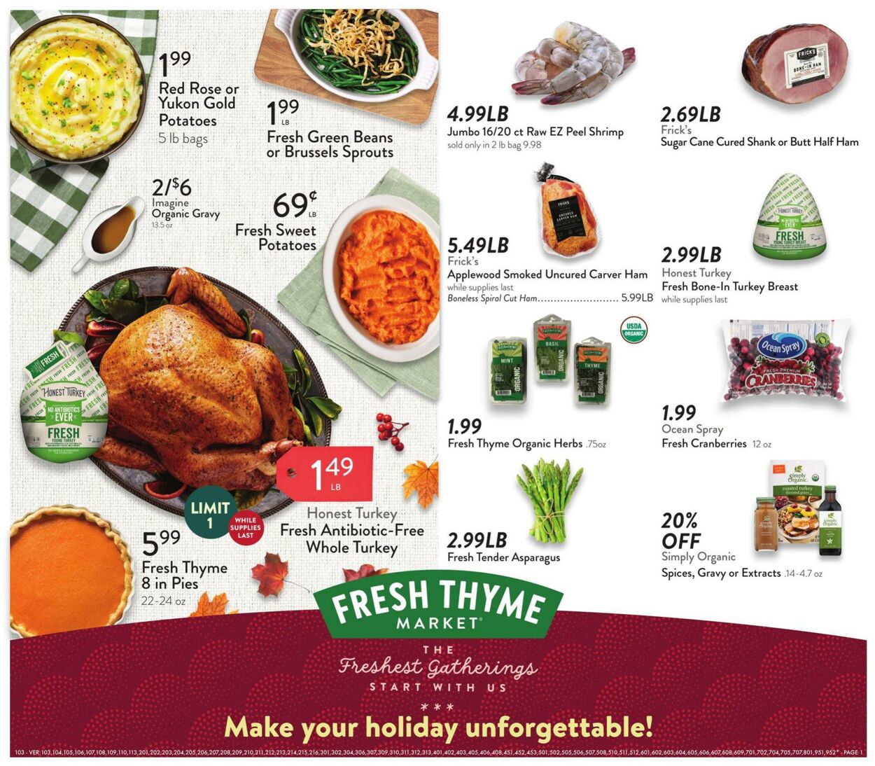 Weekly ad Fresh Thyme 11/20/2024 - 11/28/2024