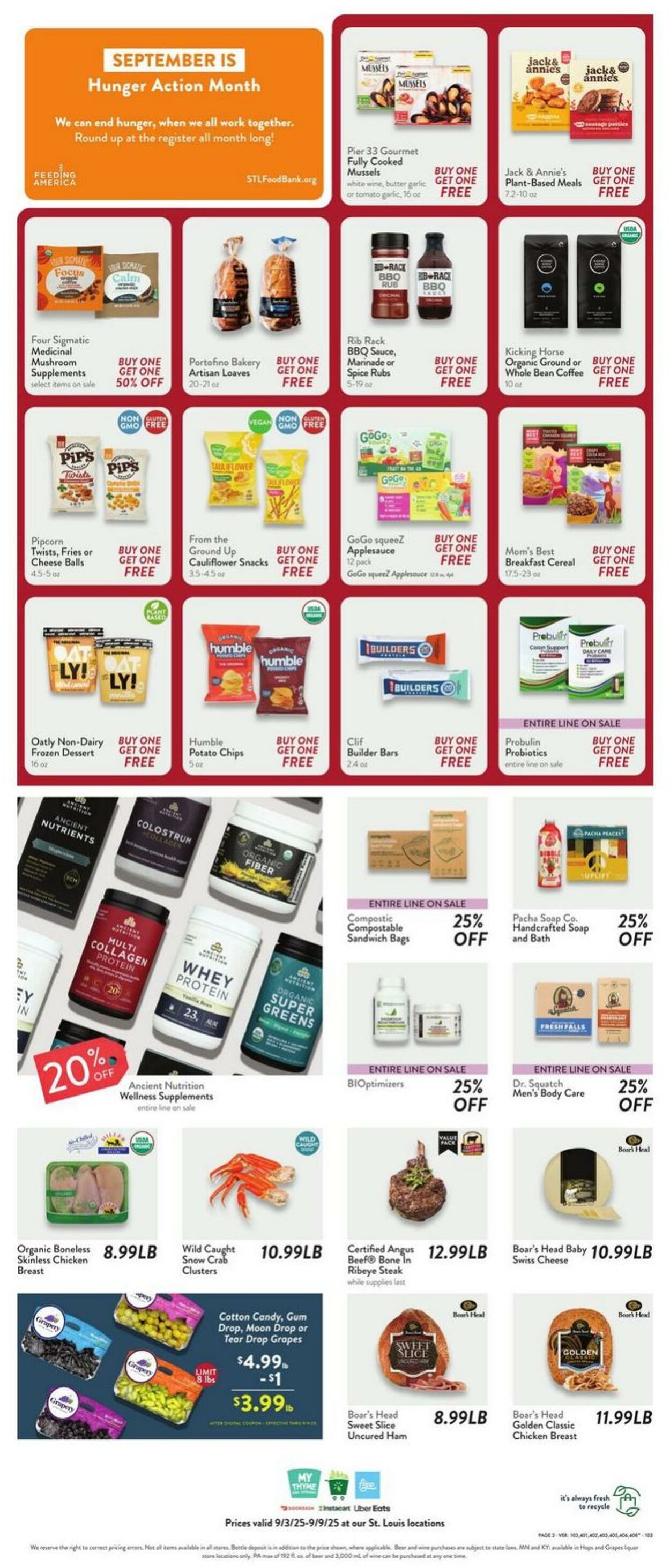 Weekly ad Fresh Thyme 09/03/2025 - 09/09/2025