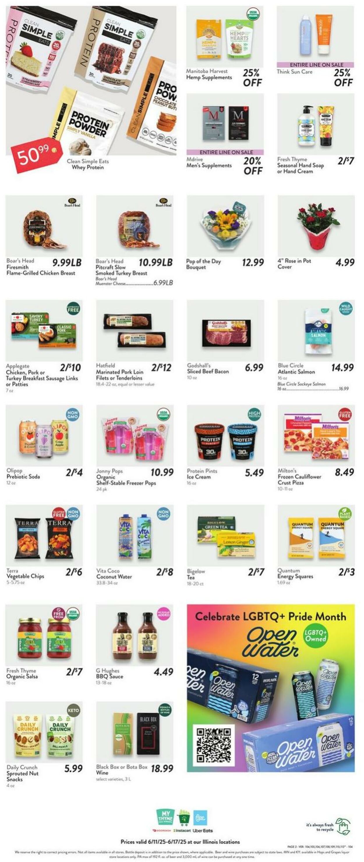 Weekly ad Fresh Thyme 06/11/2025 - 06/17/2025