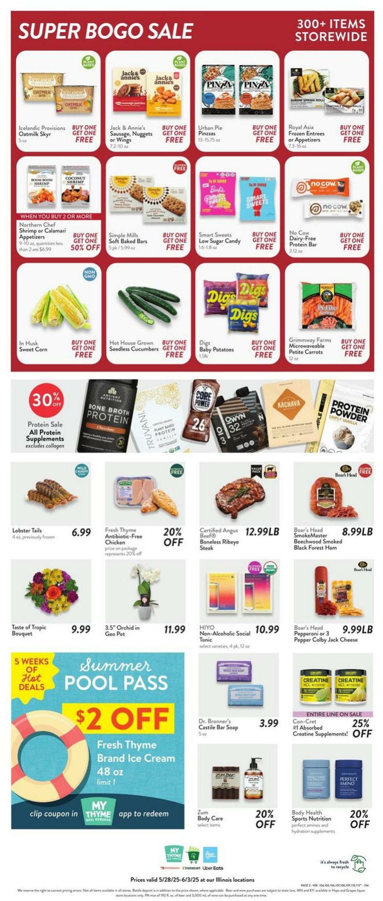 Weekly ad Fresh Thyme 05/28/2025 - 06/03/2025