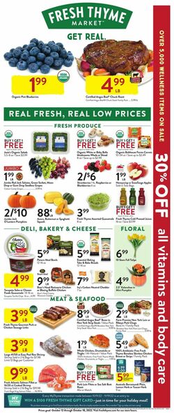 Weekly ad Fresh Thyme 10/12/2022-10/18/2022
