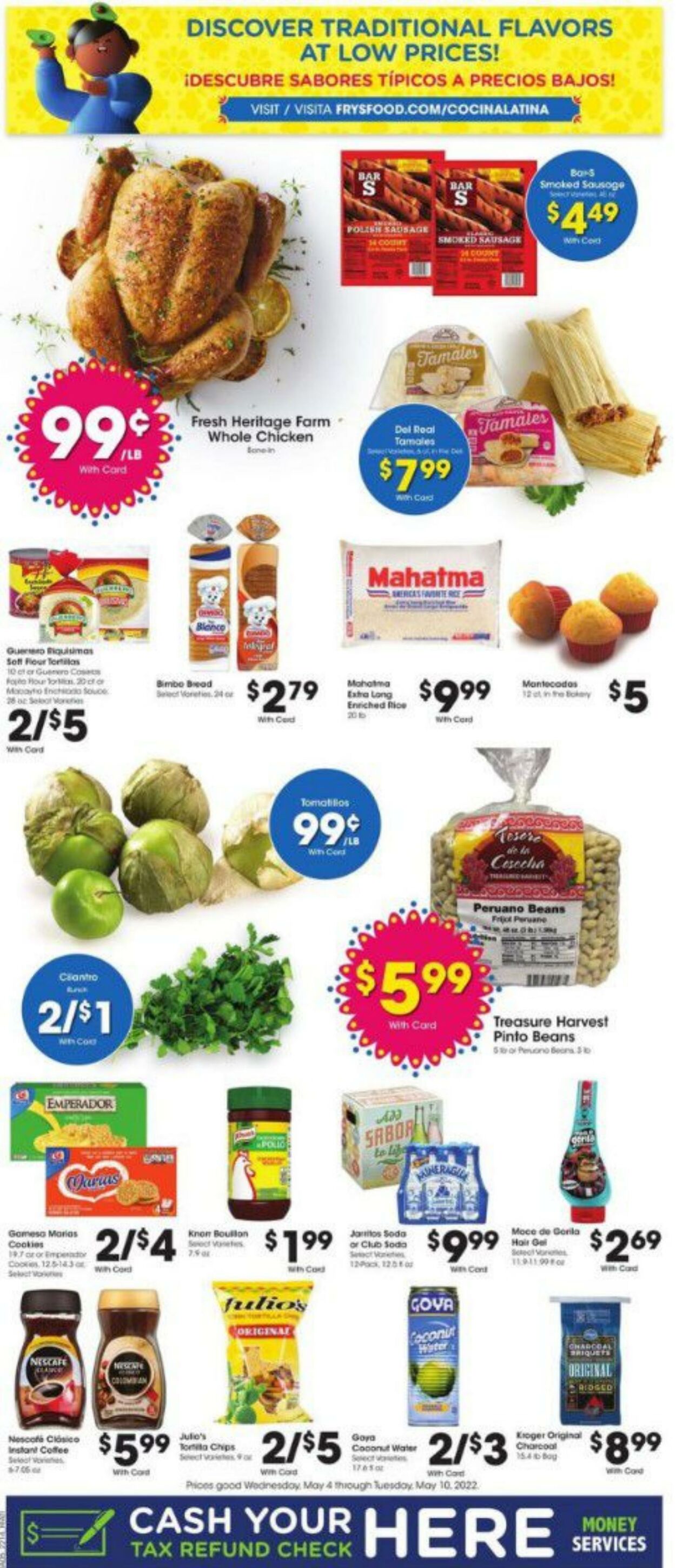 Weekly ad Fry's 05/04/2022 - 05/10/2022