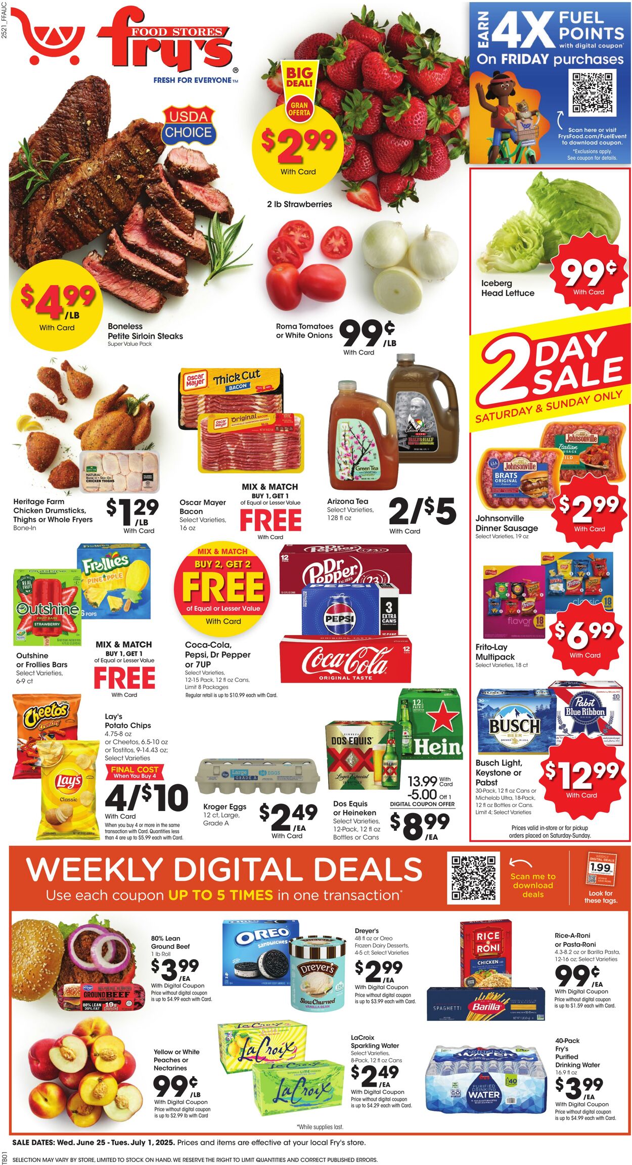 Weekly ad Fry's 06/25/2025 - 07/01/2025