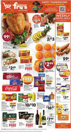 Weekly ad Fry's 11/20/2024 - 11/28/2024