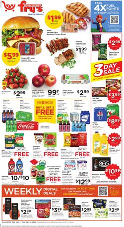 Weekly ad Fry's 04/08/2026 - 04/14/2026