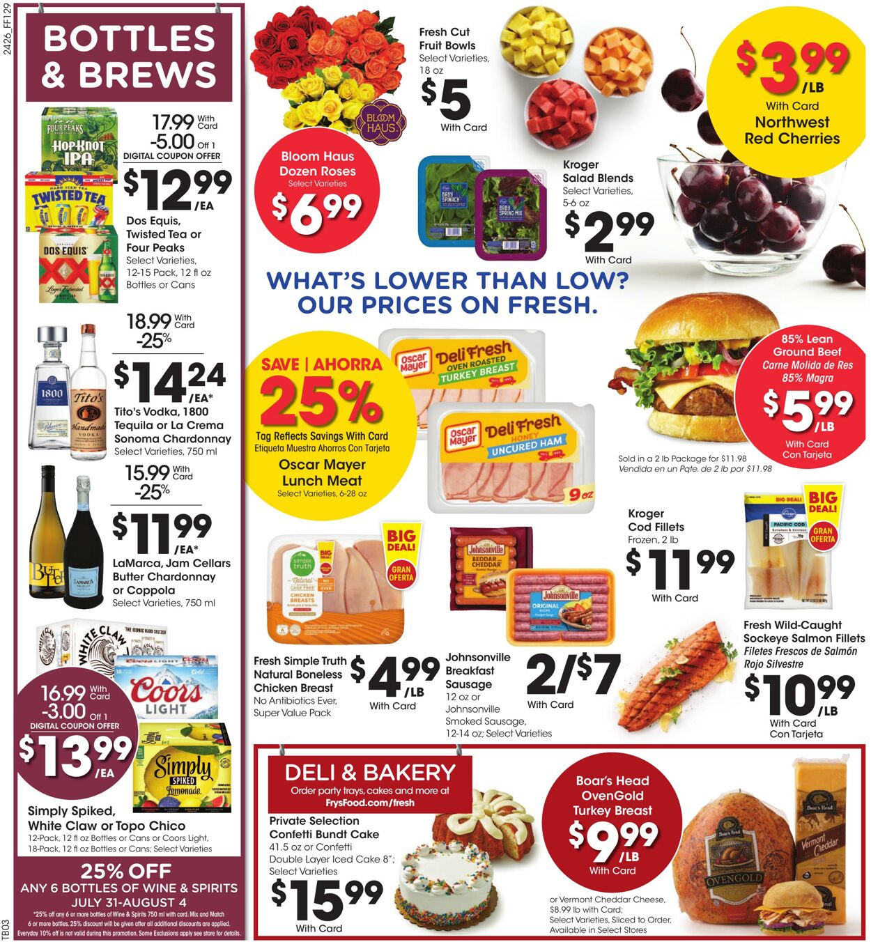 Weekly ad Fry's 07/31/2024 - 08/06/2024