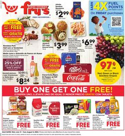 Weekly ad Fry's 07/31/2024 - 08/06/2024