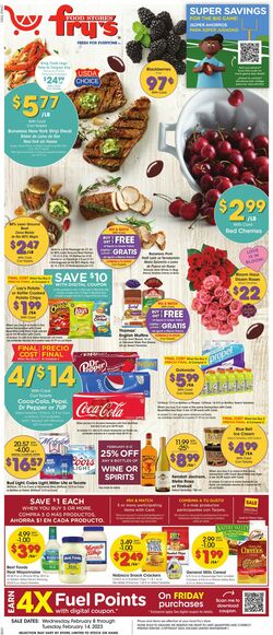 Weekly ad Fry's 02/08/2023 - 02/14/2023