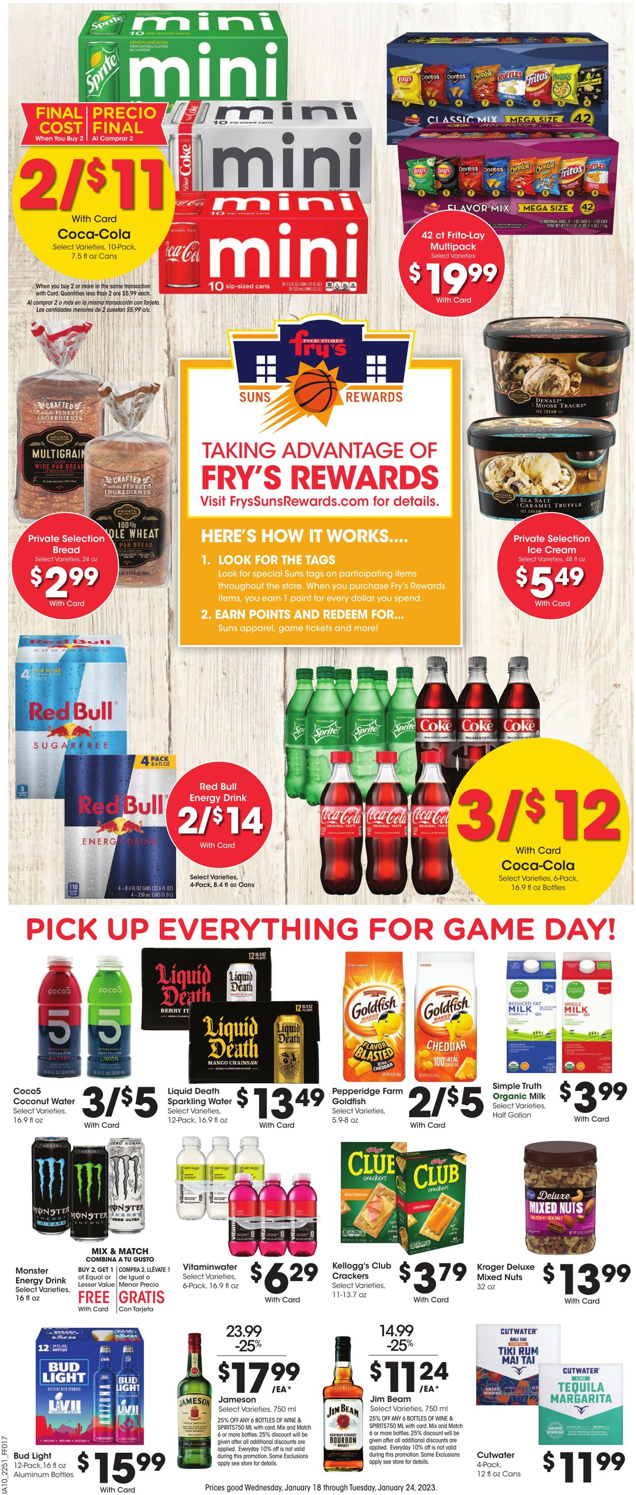 Weekly ad Fry's 01/18/2023 - 01/24/2023